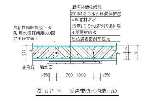 后浇带施工要点及注意事项